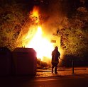 Brand Sperrmuell Koeln Vingst Oranienstr P12